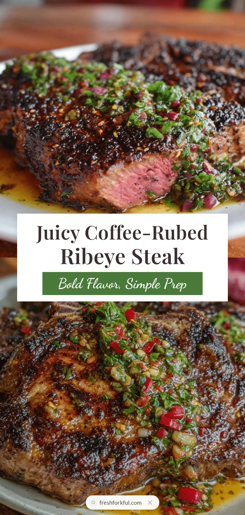 coffee-rubbed ribeye steak recipe