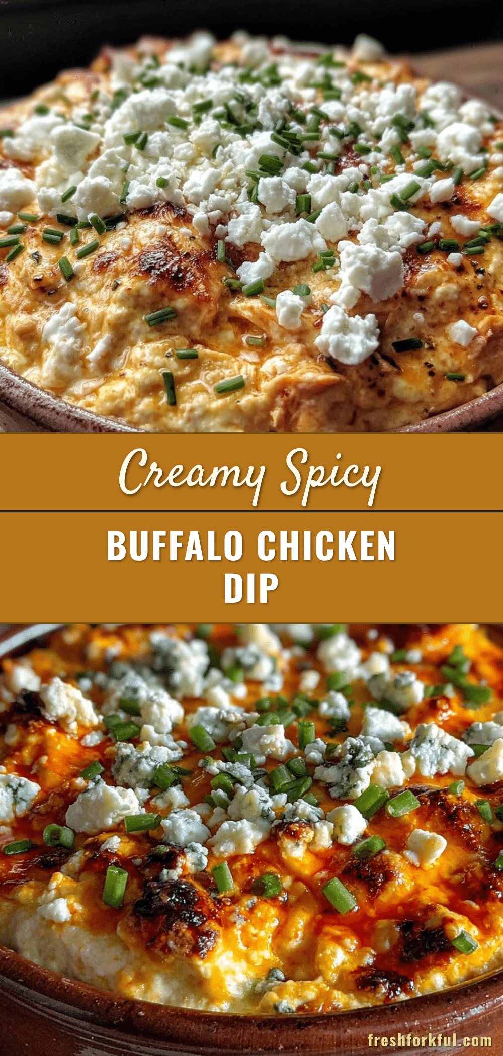 creamy buffalo chicken dip recipe