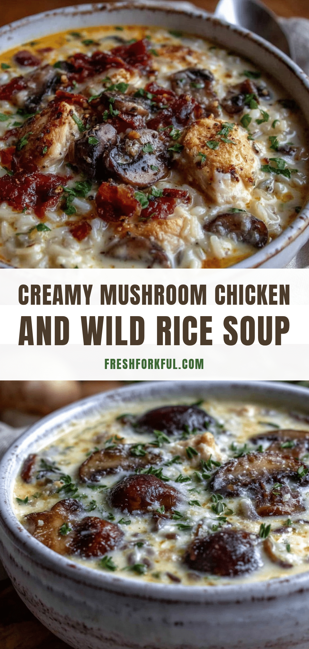 creamy chicken and wild rice soup recipe