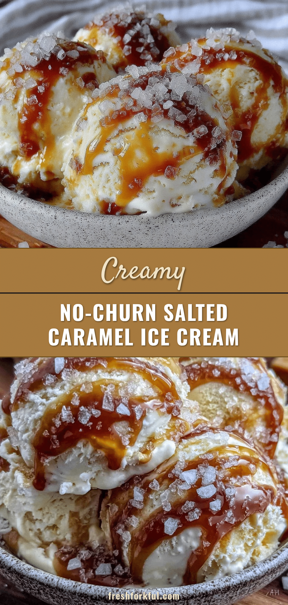 creamy no-churn salted caramel ice cream recipe