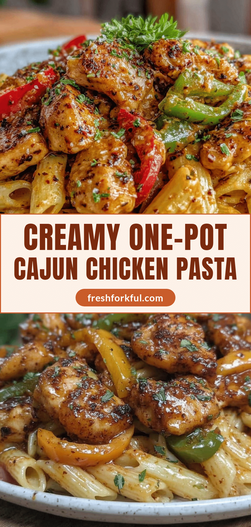 creamy one-pot cajun chicken pasta recipe