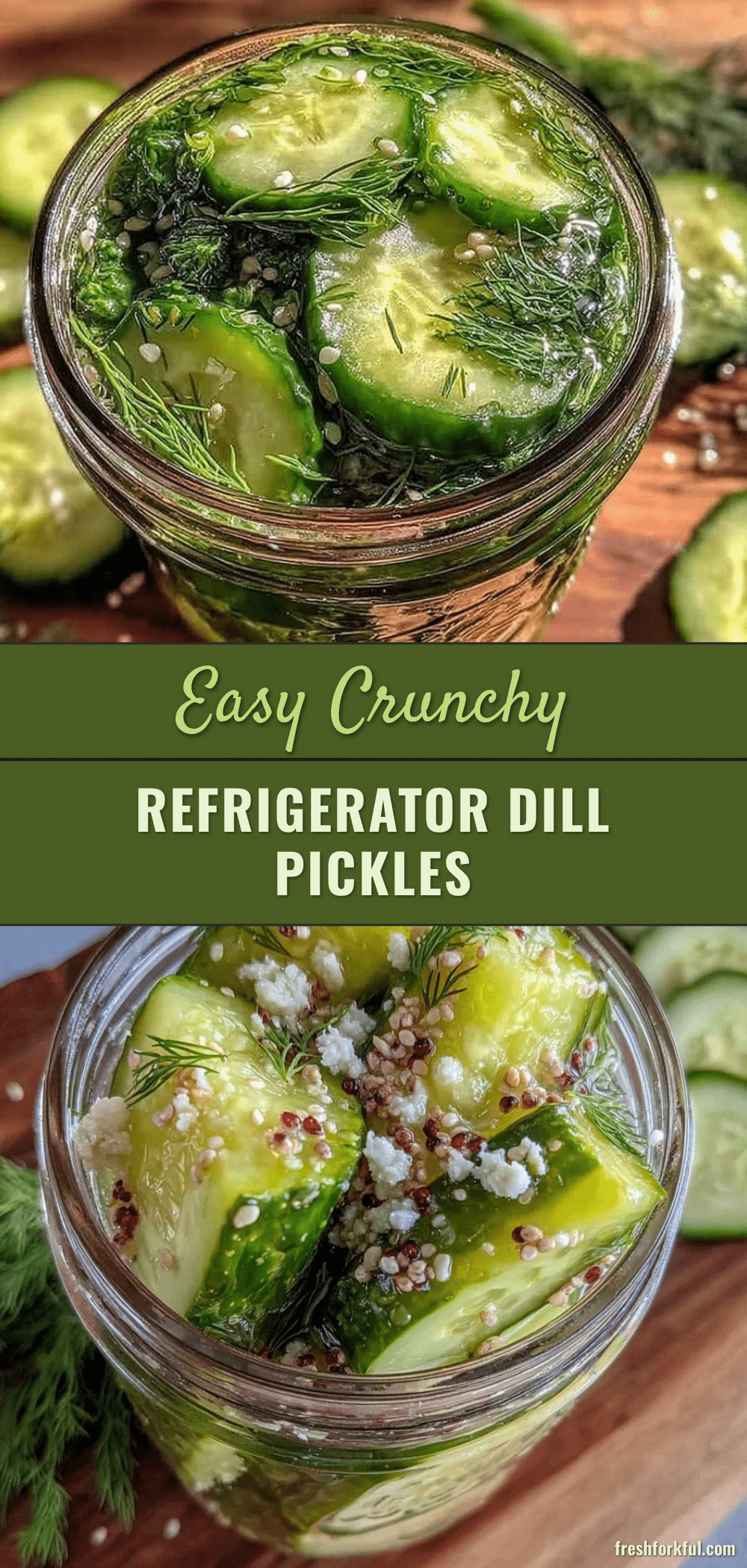 easy crunchy refrigerator dill pickles recipe recipe