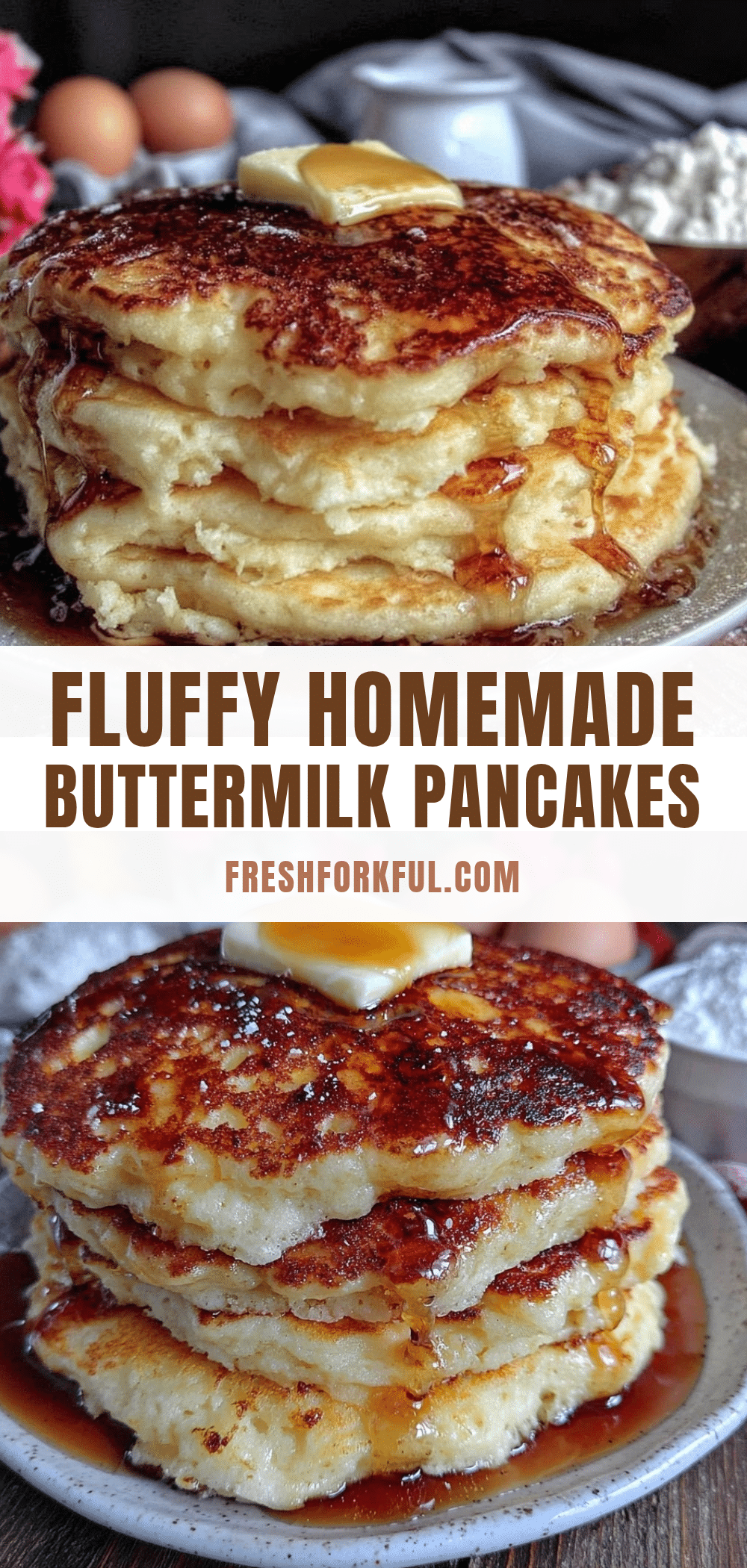 fluffy buttermilk pancakes from scratch recipe