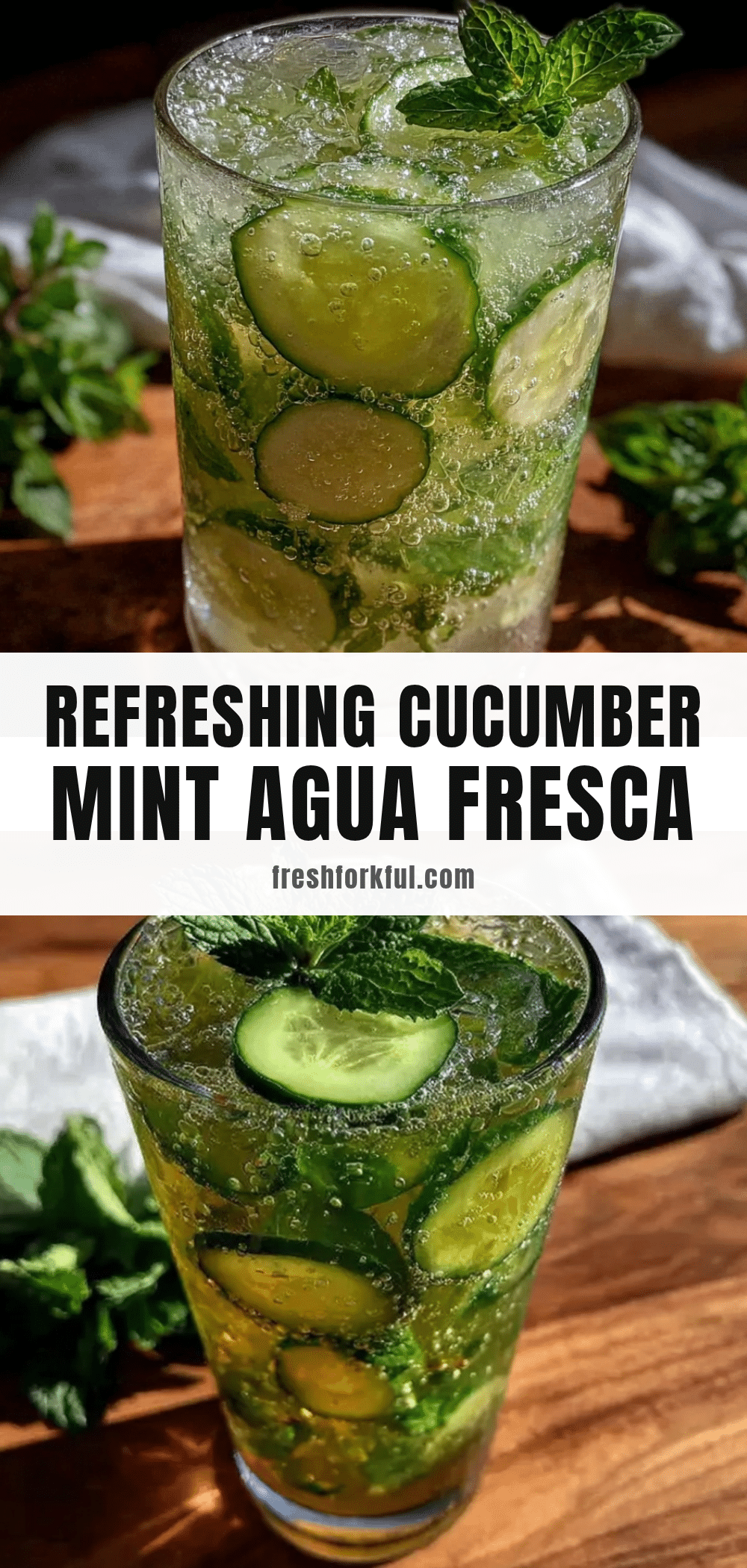 fresh cucumber mint agua fresca recipe