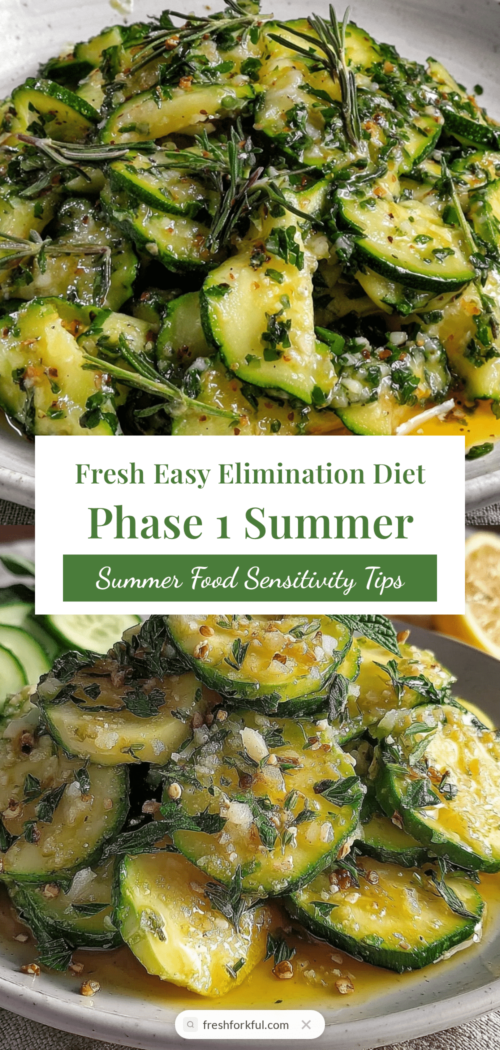 Fresh Elimination Diet Phase 1 Summer Salad recipe