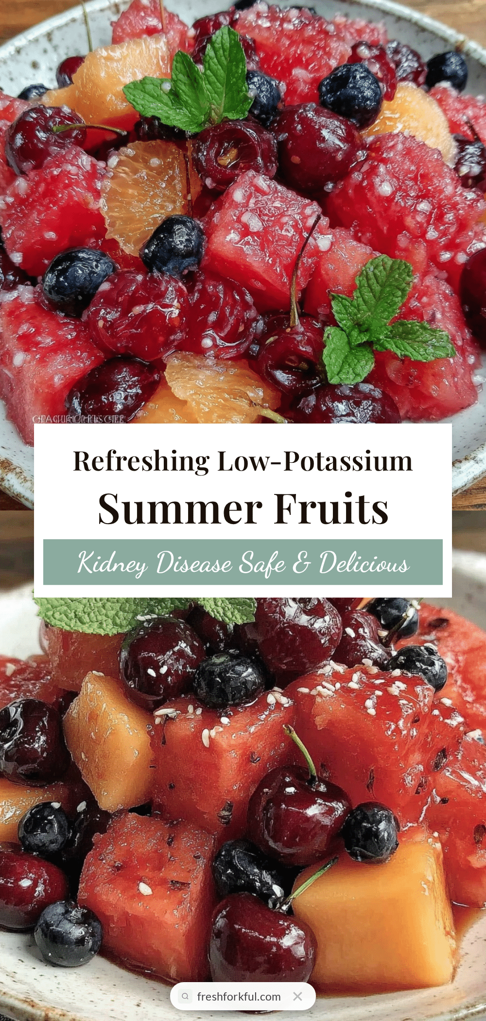 fresh low-potassium summer fruits recipe