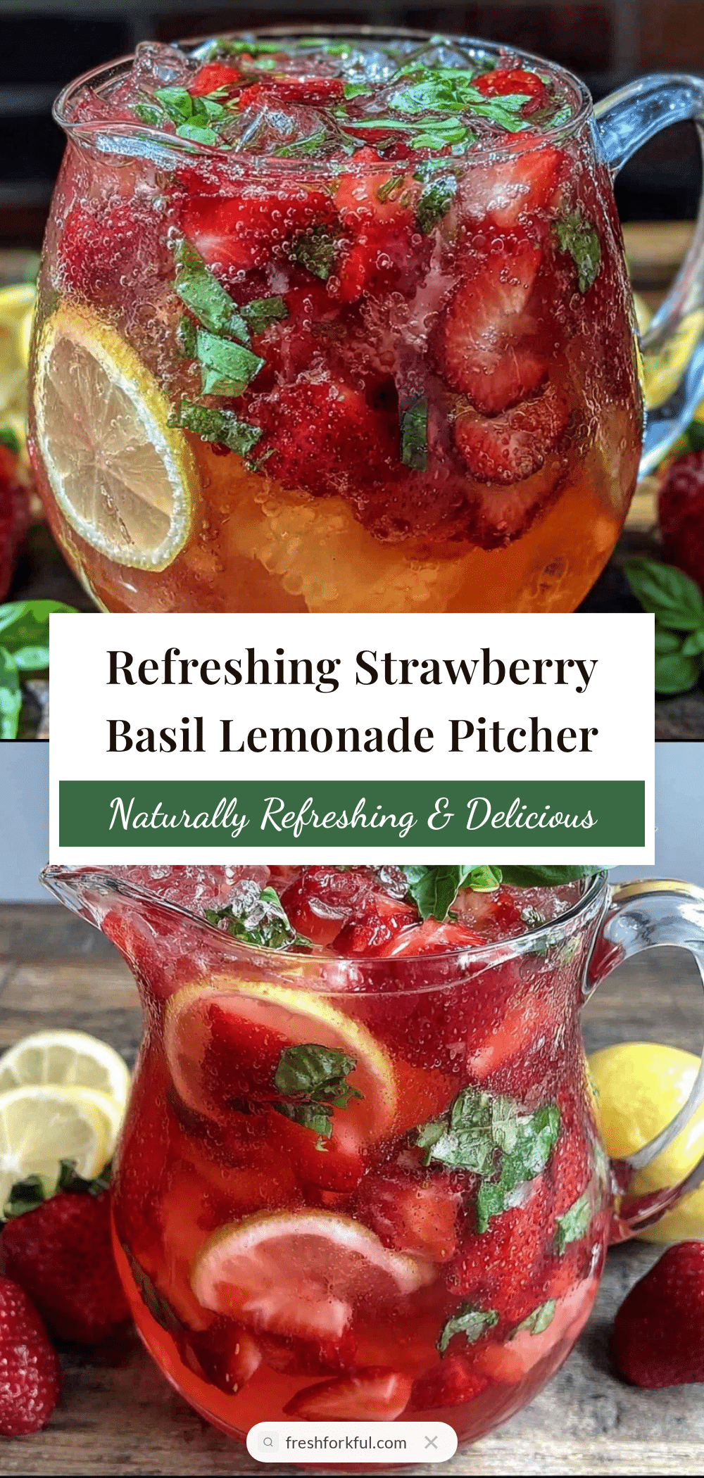 fresh strawberry basil lemonade recipe