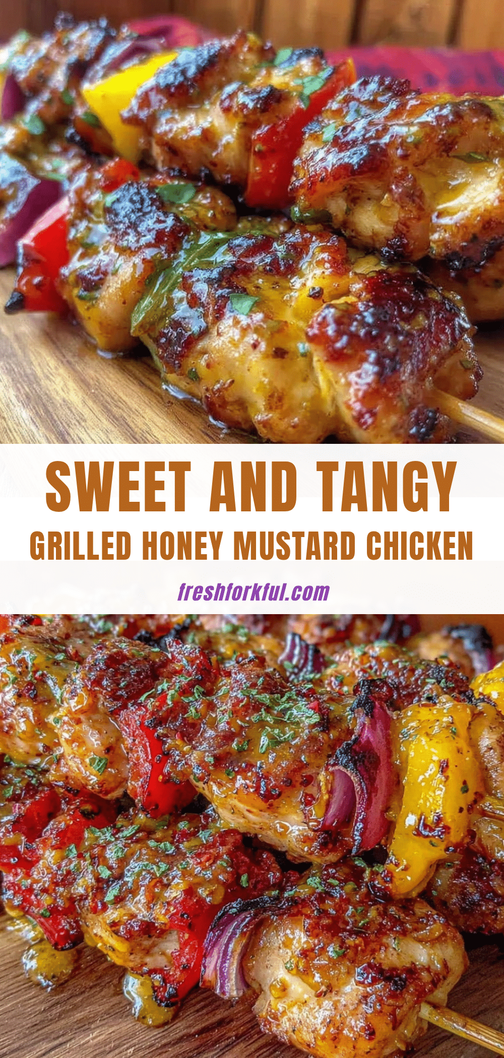grilled honey mustard chicken skewers recipe