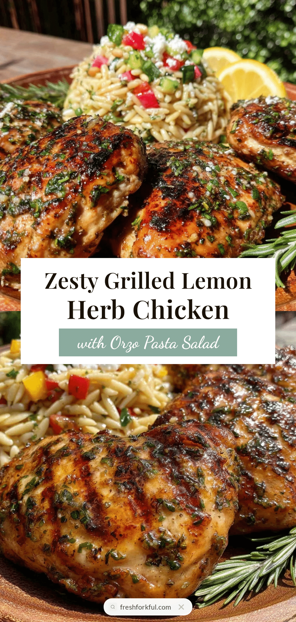grilled lemon herb chicken recipe