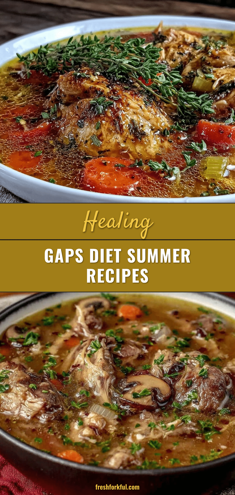 Healing GAPS Diet Bone Broth Soup recipe