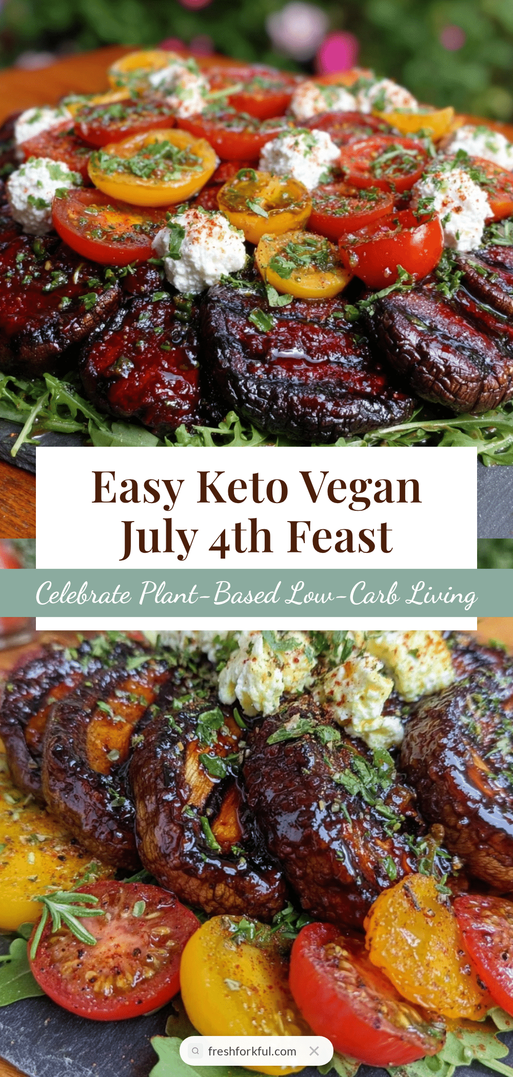 keto vegan july 4th feast recipe