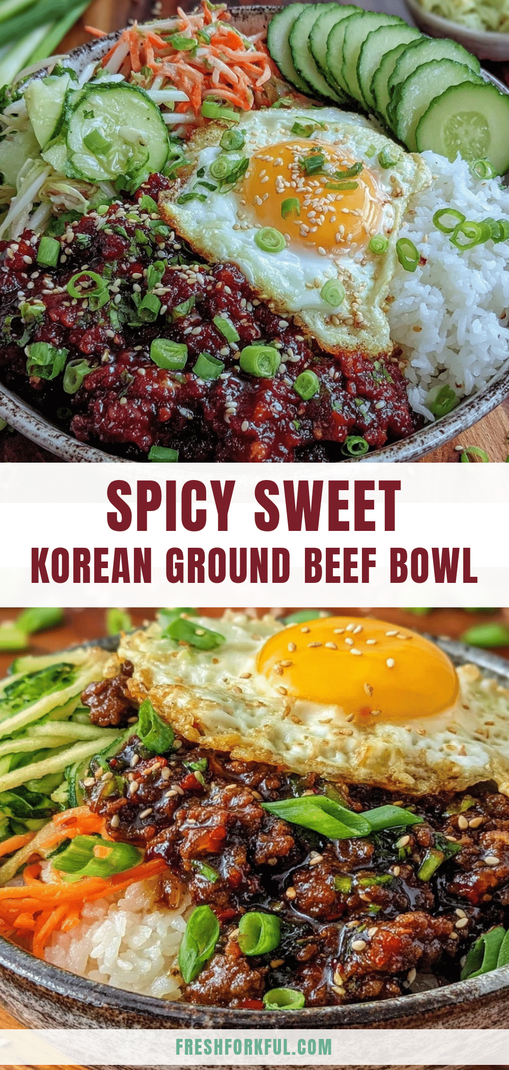 Korean Ground Beef Bowl recipe