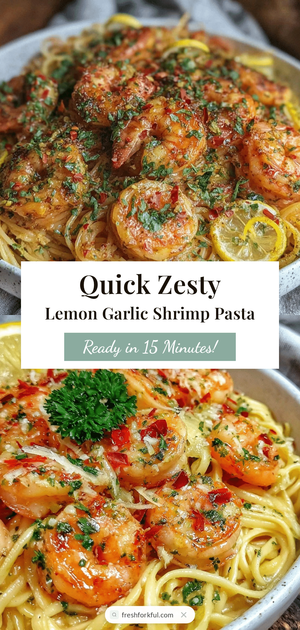 lemon garlic shrimp pasta recipe