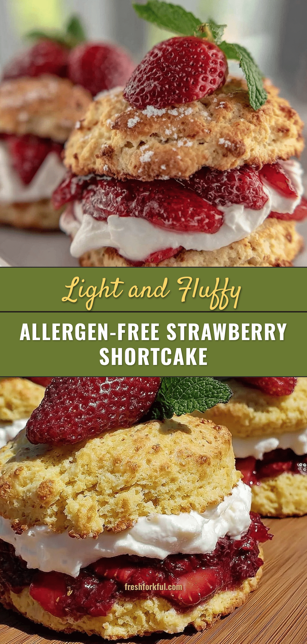 light gluten dairy egg-free strawberry shortcake recipe recipe