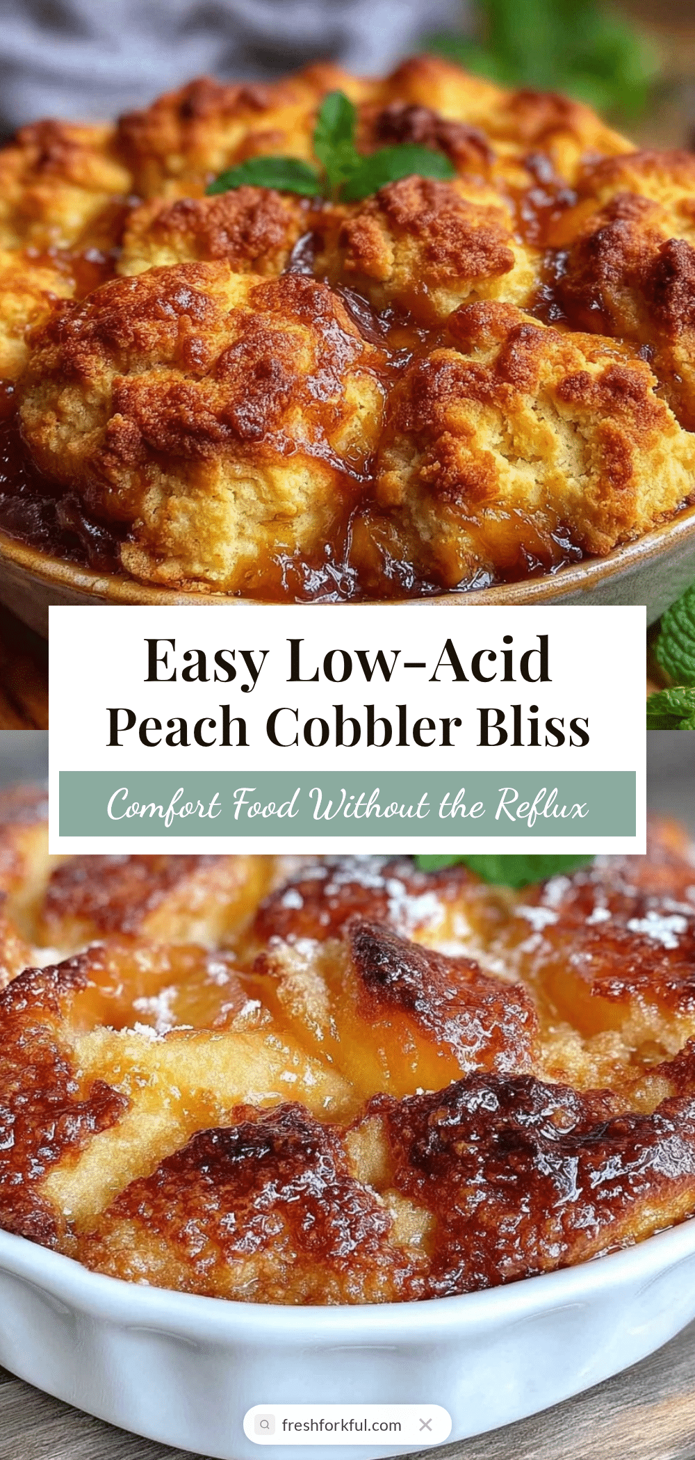 low-acid peach cobbler recipe