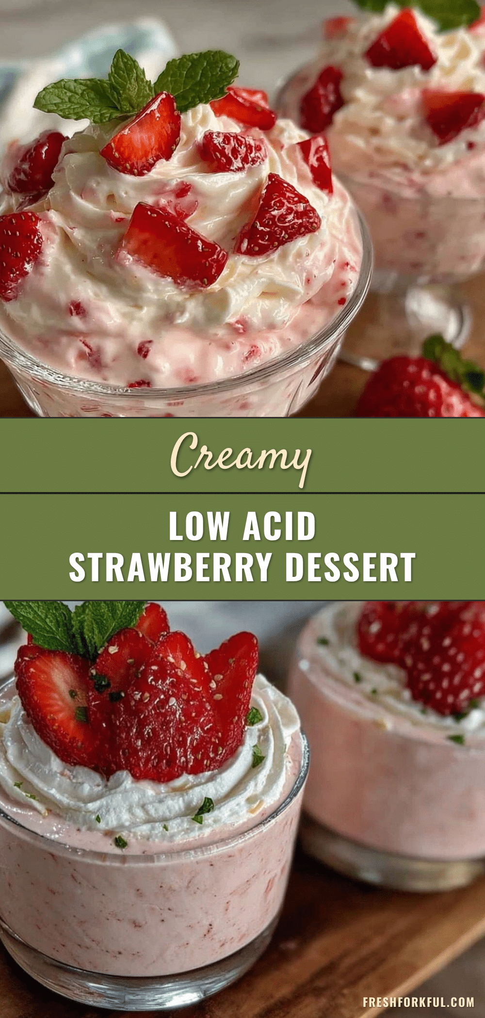low-acid strawberry dessert recipe