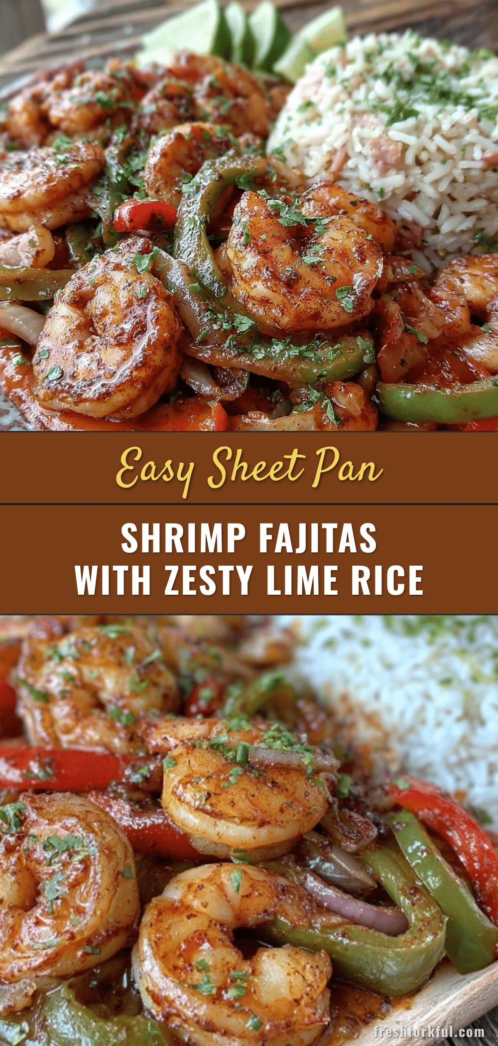 sheet pan shrimp fajitas recipe