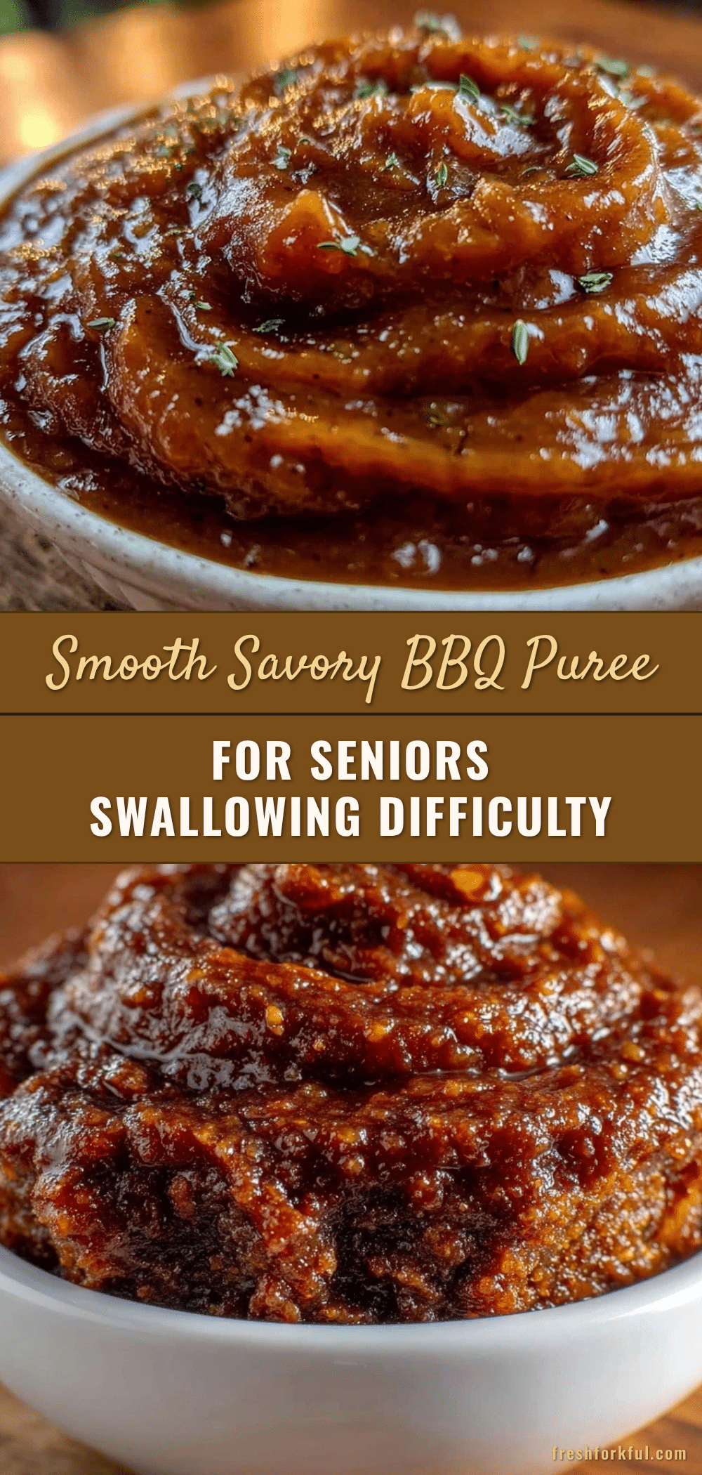 smooth savory pureed BBQ recipe