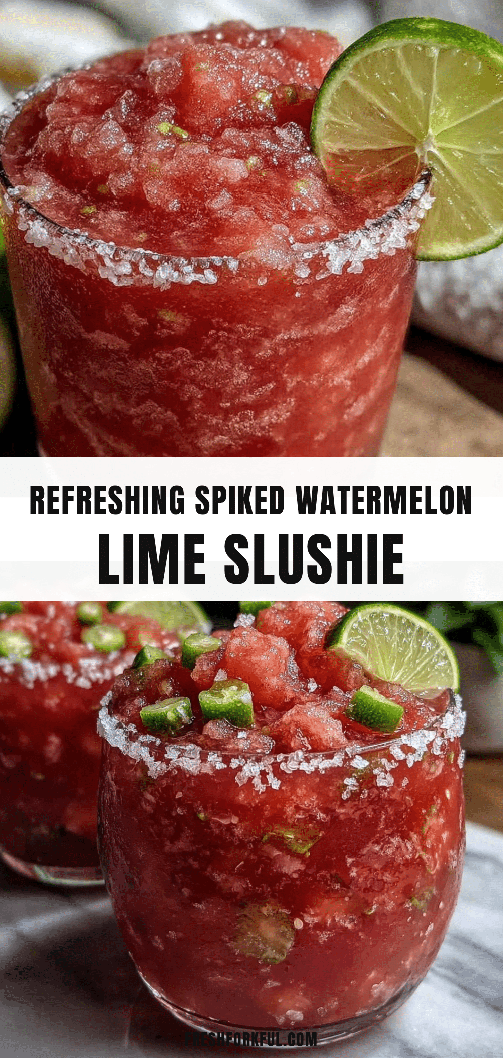 spiked watermelon slushie recipe