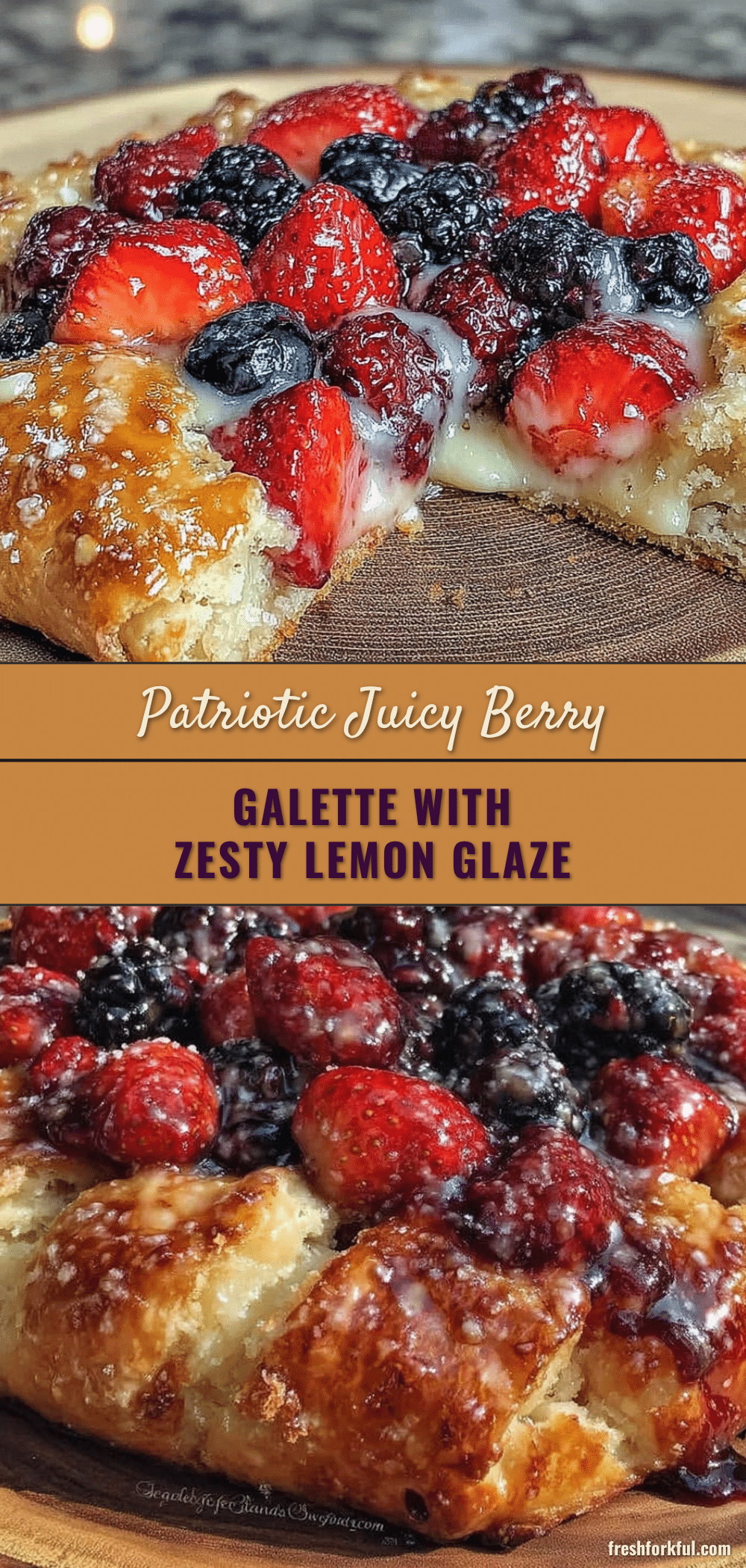 star-spangled berry galette recipe