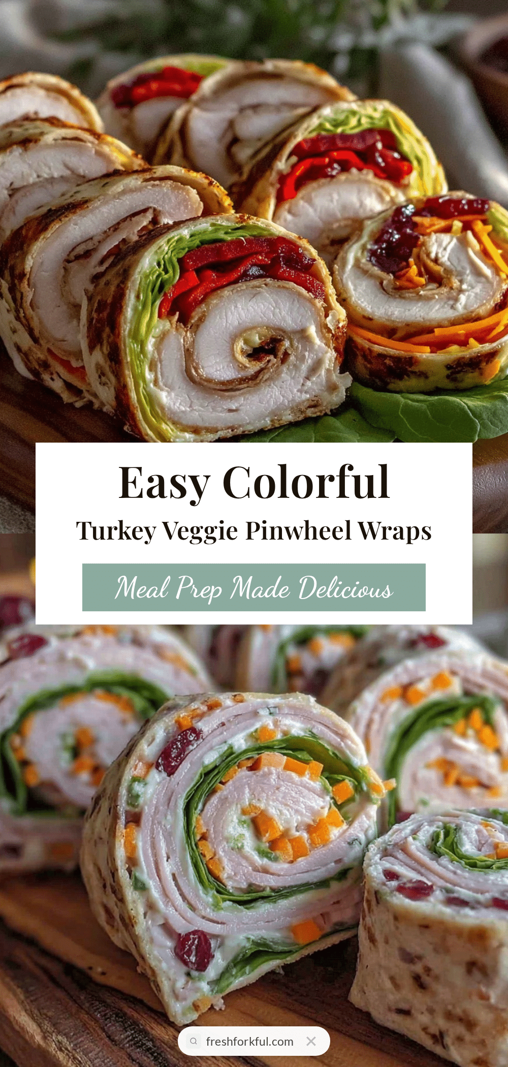 turkey veggie pinwheel wraps recipe