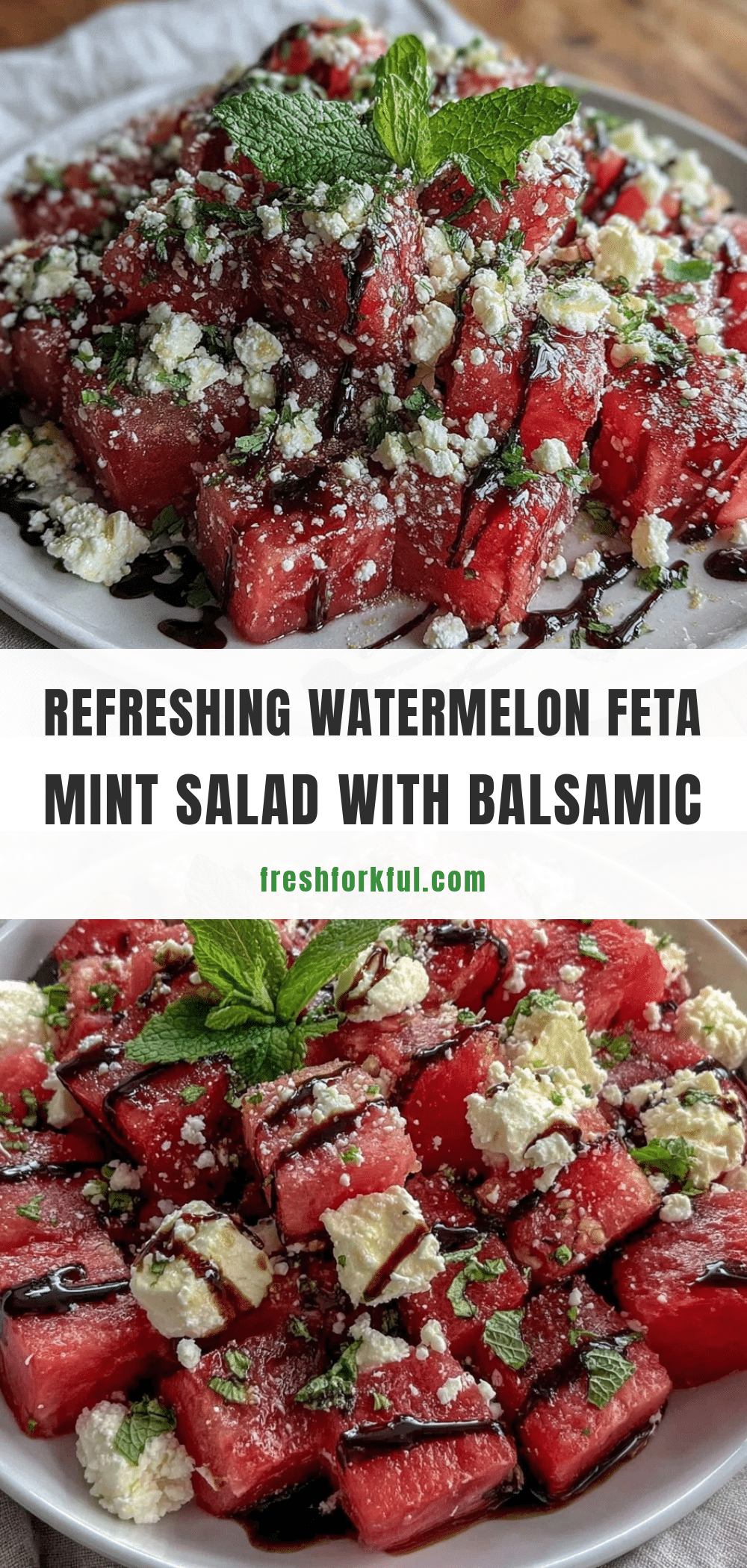 watermelon feta mint salad recipe