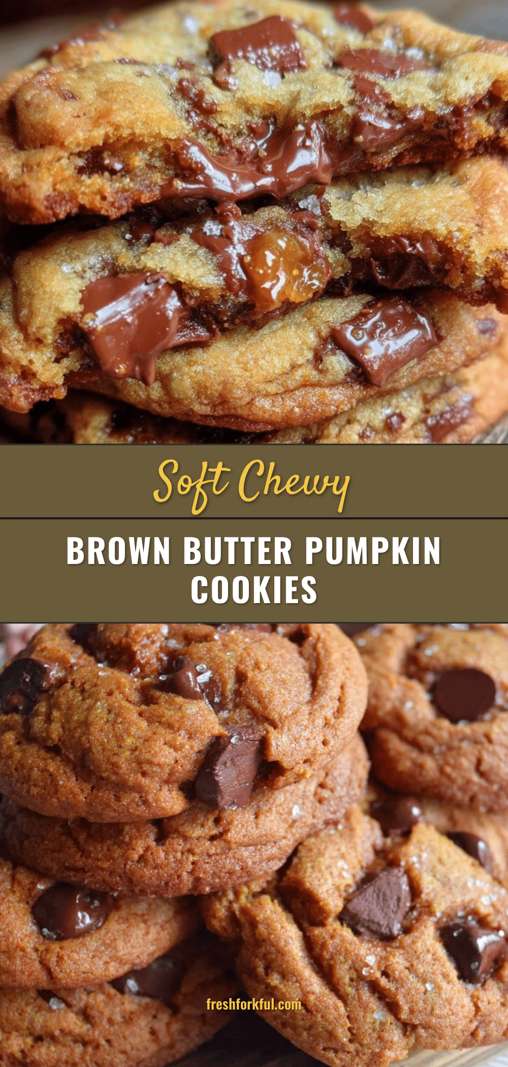 brown butter pumpkin chocolate chip cookies recipe