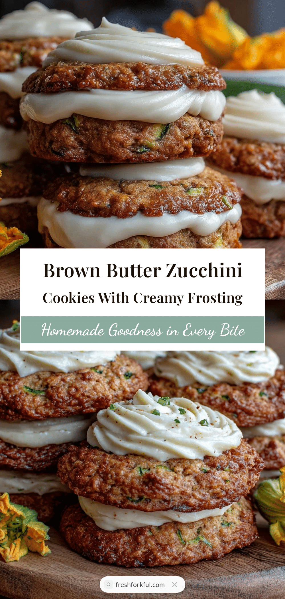 brown butter zucchini cookies recipe