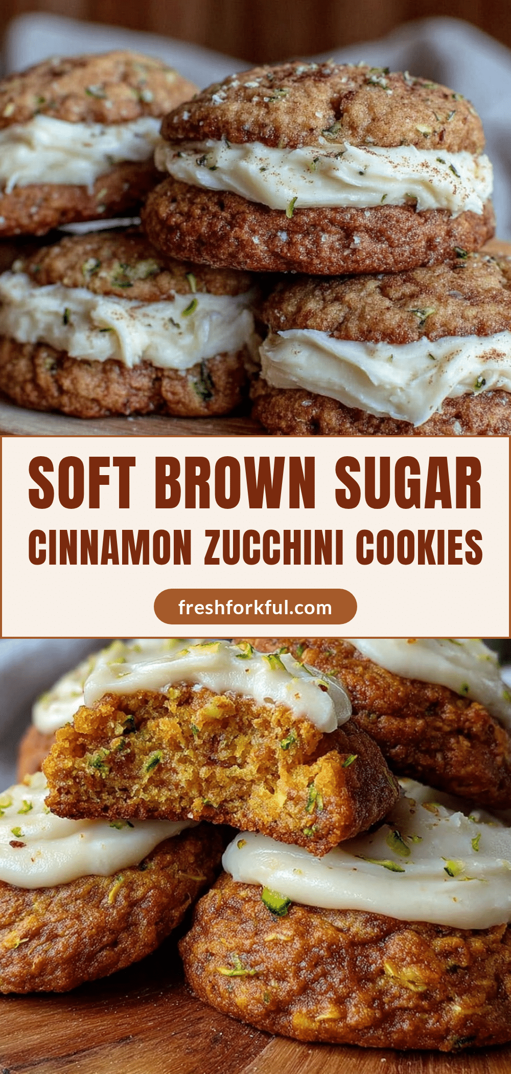 brown sugar cinnamon zucchini cookies recipe