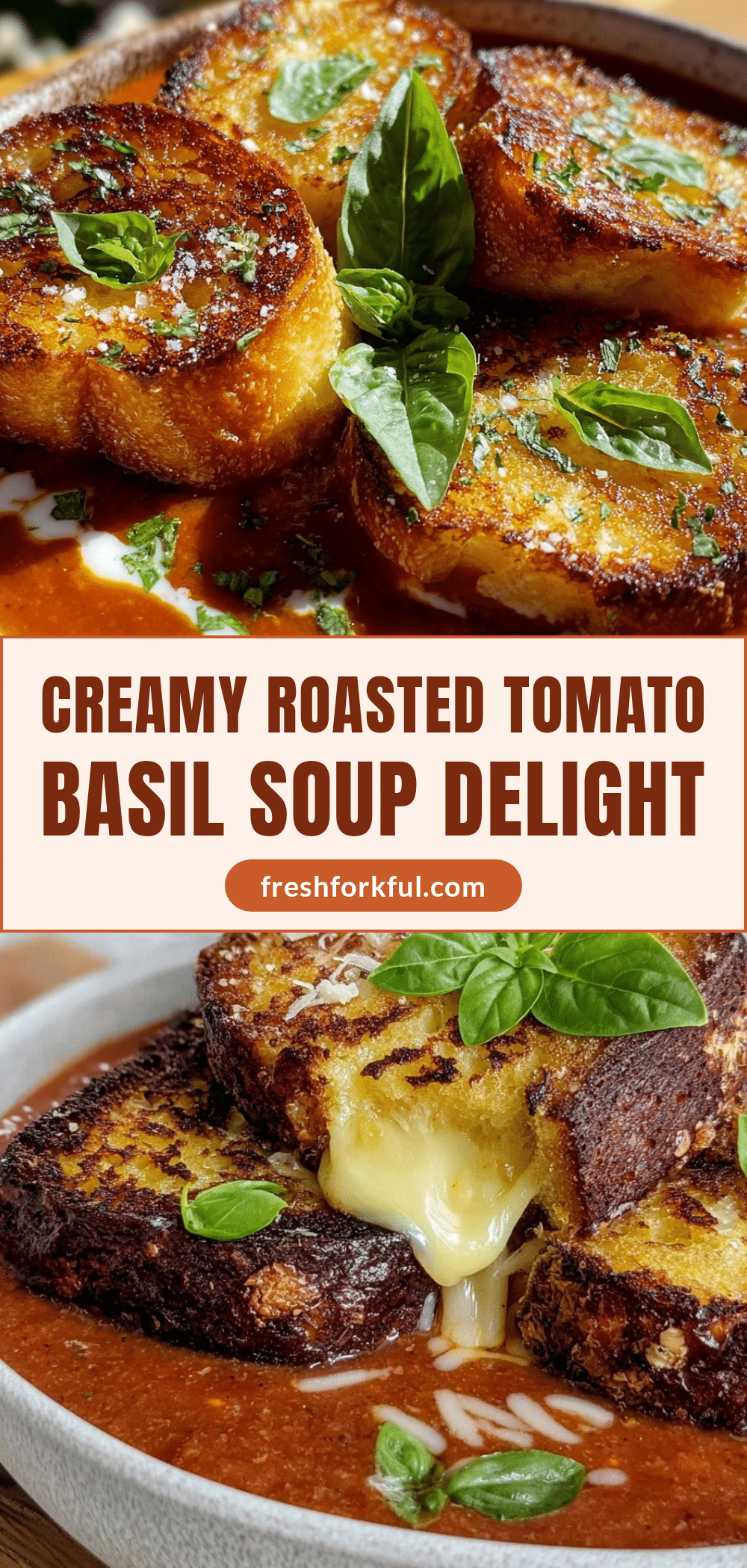 creamy roasted tomato basil soup recipe