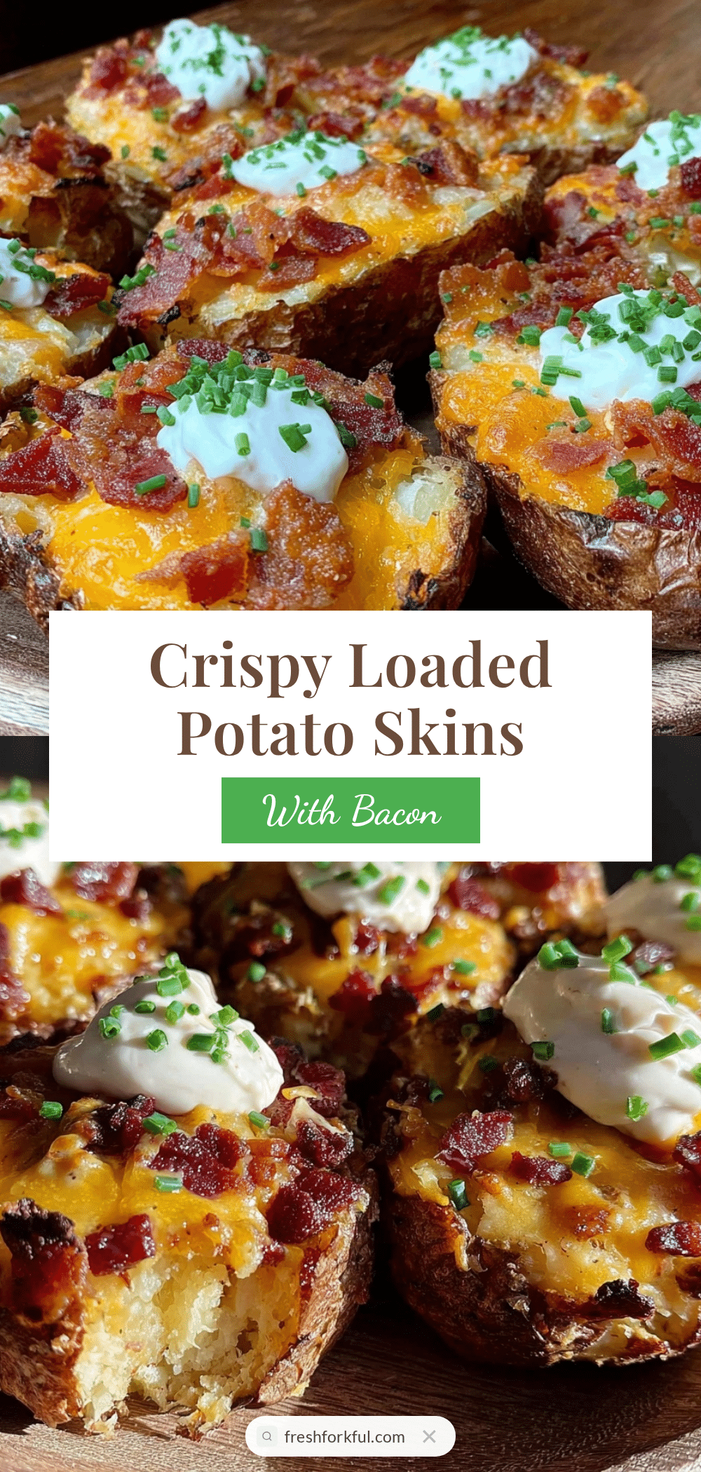 crispy loaded potato skins recipe