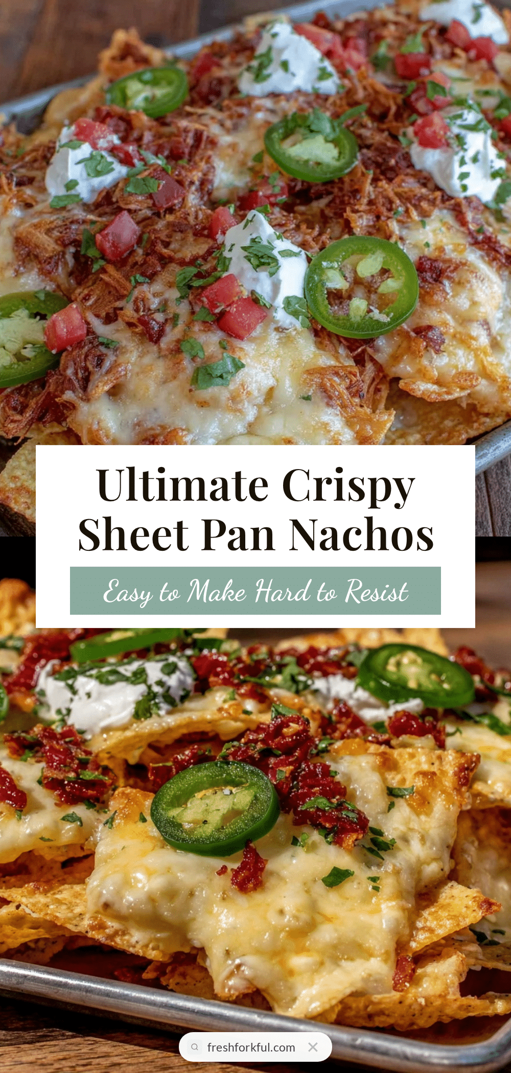 crispy sheet pan nachos recipe