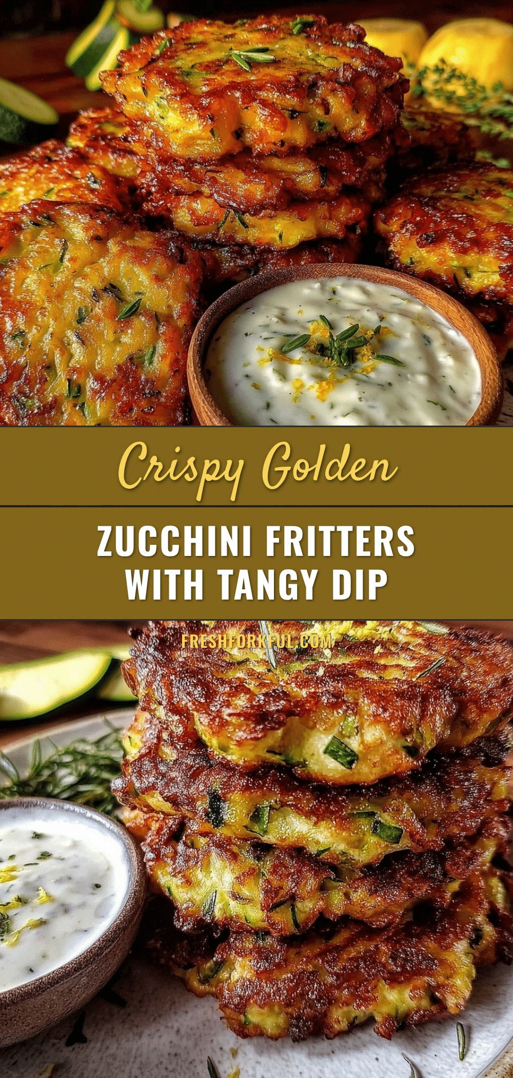 crispy zucchini fritters recipe