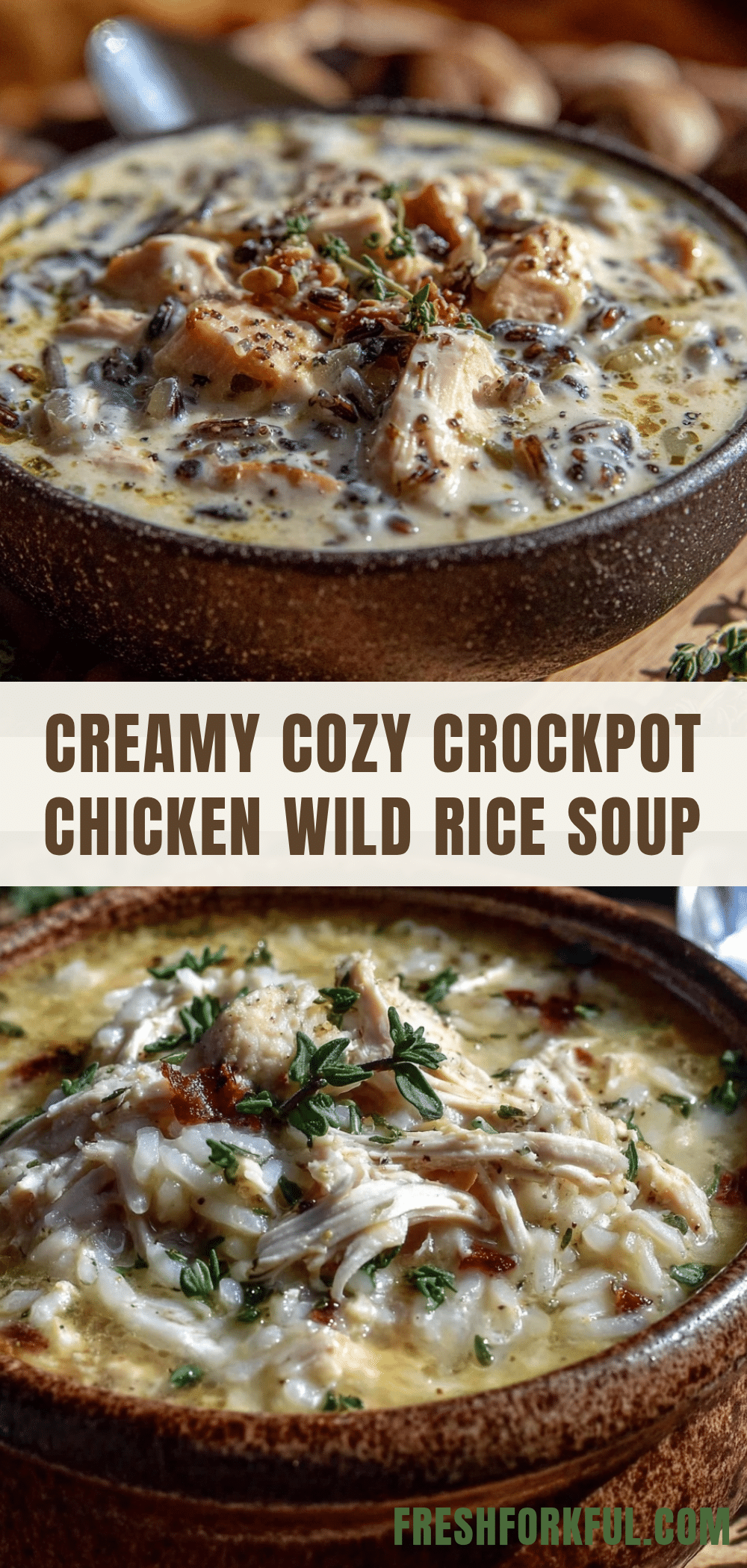 crockpot chicken wild rice soup recipe