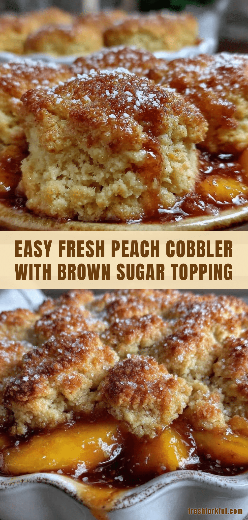 easy fresh peach cobbler recipe