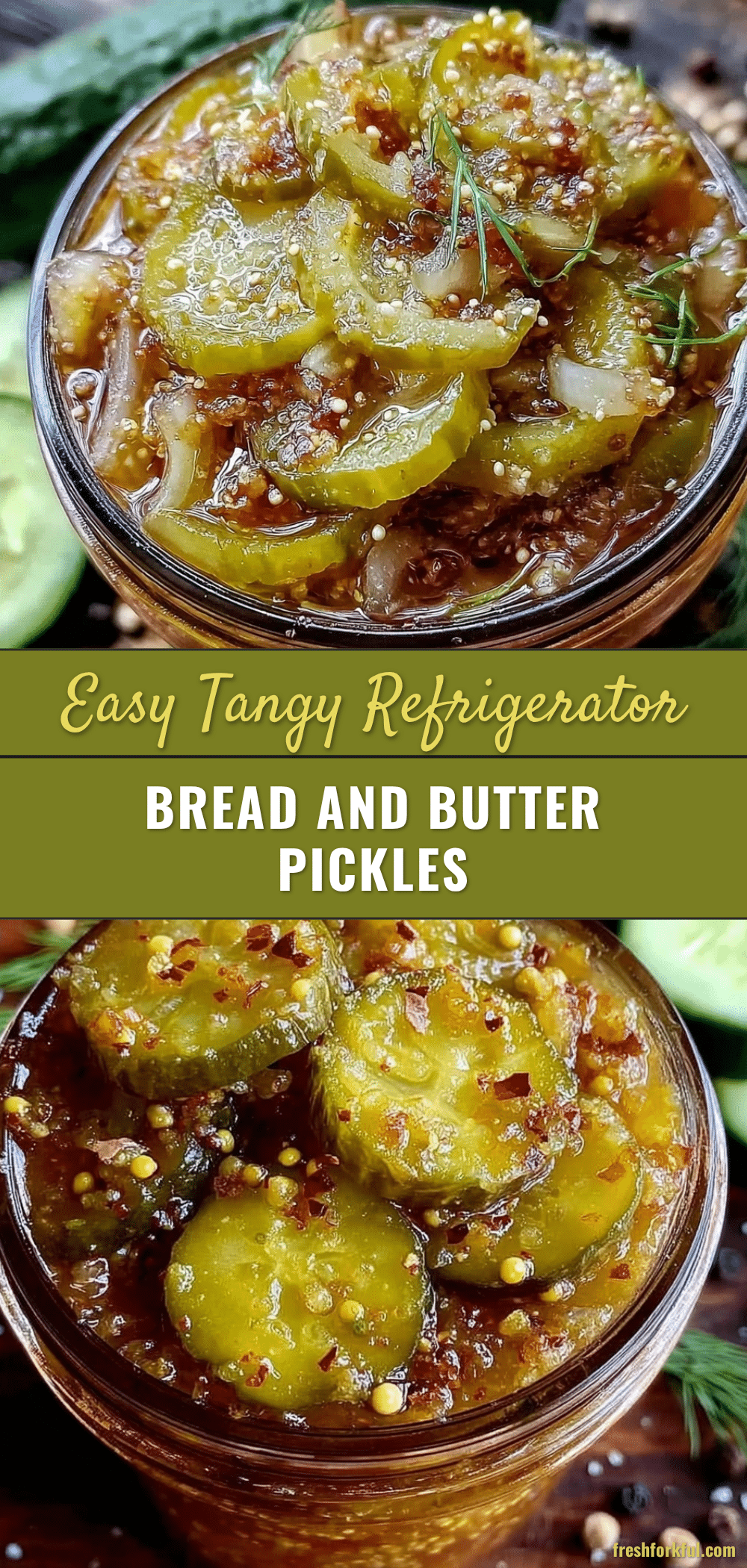 easy tangy homemade refrigerator bread and butter pickles recipe