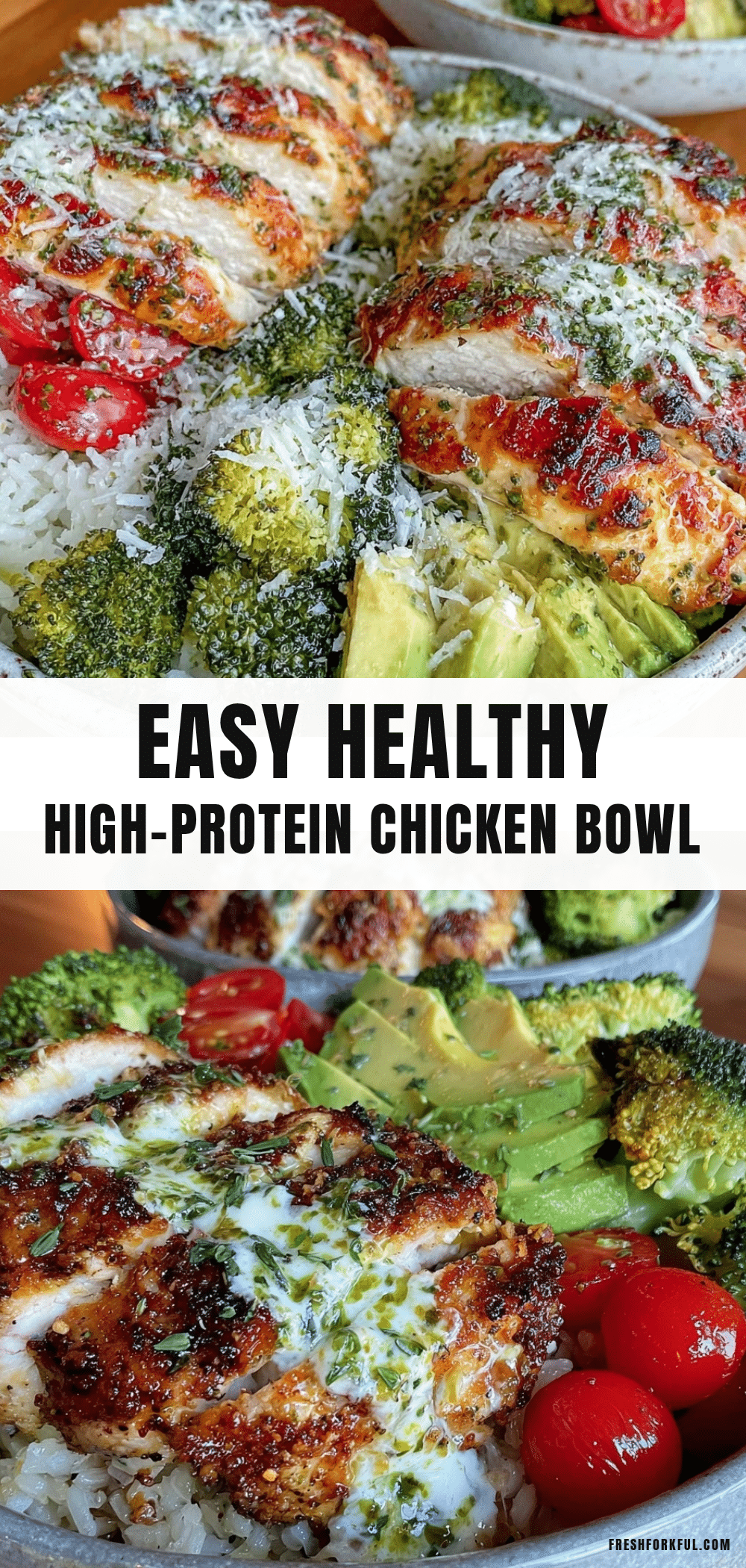 healthy high-protein chicken bowl recipe
