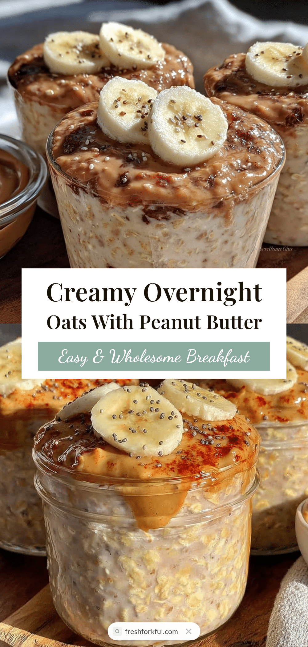 healthy overnight oat jars recipe