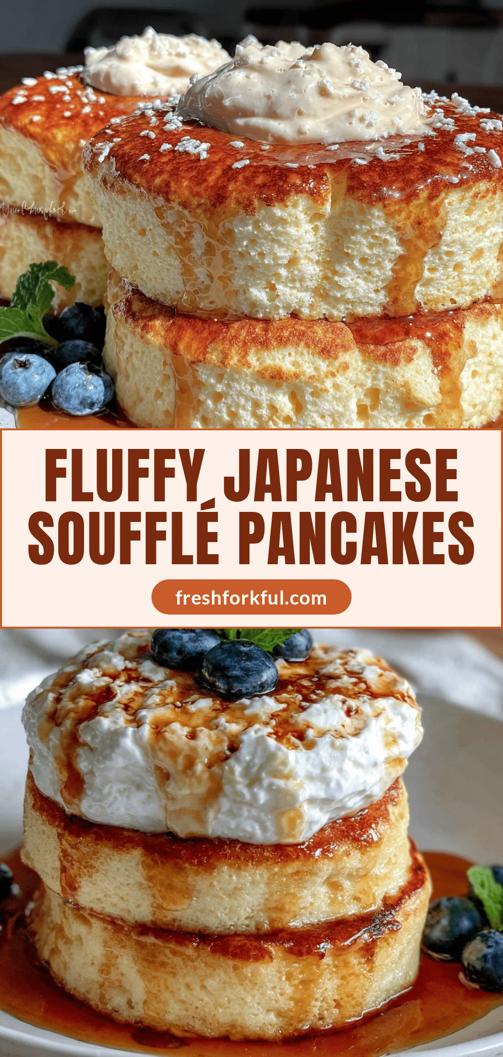 Japanese-style soufflé pancakes recipe