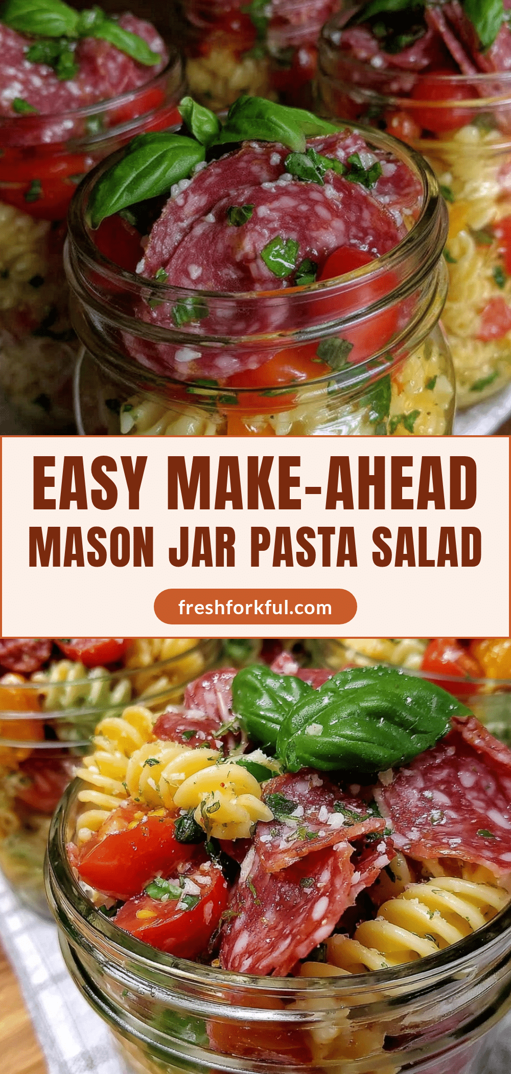 mason jar pasta salad recipe