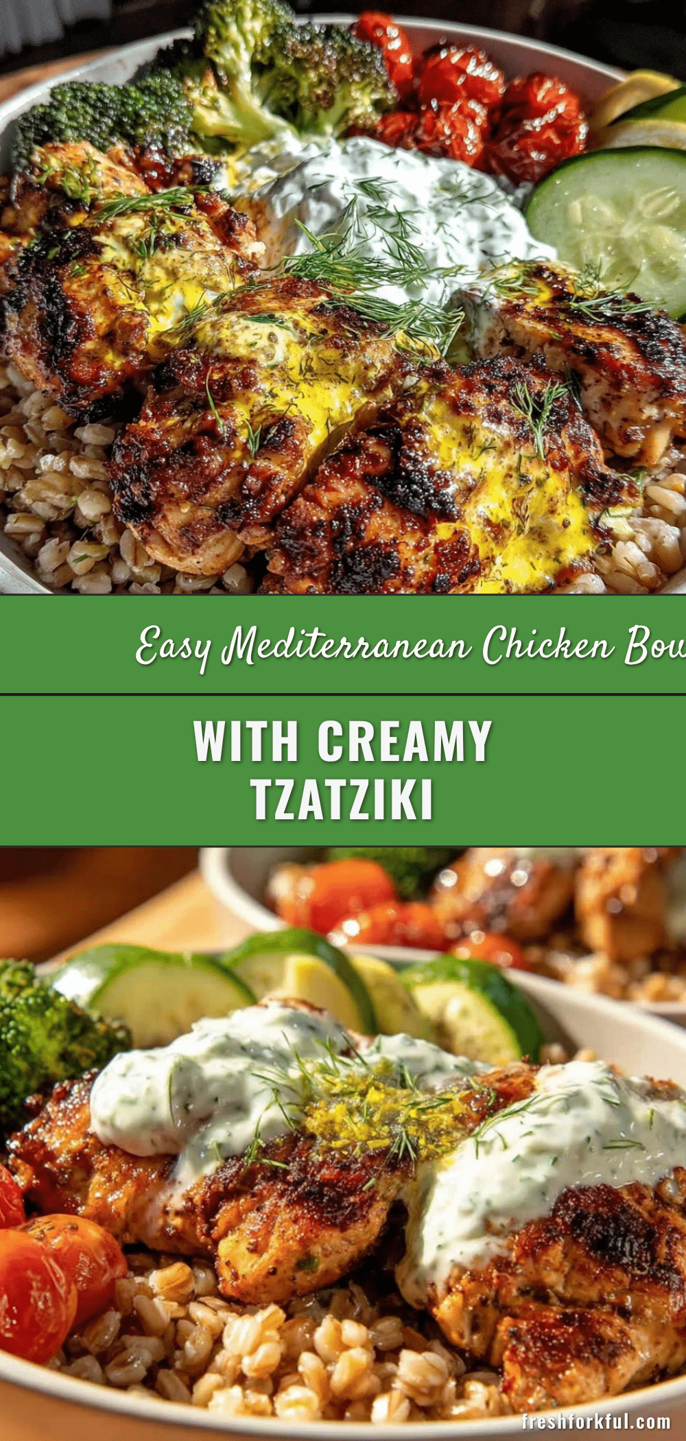 Mediterranean Chicken Meal Prep Bowls recipe