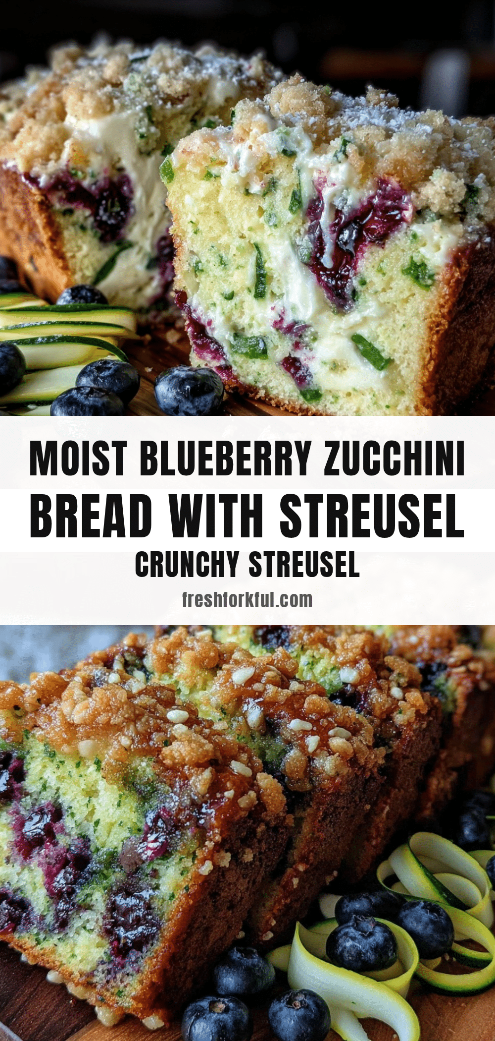 moist blueberry zucchini bread recipe