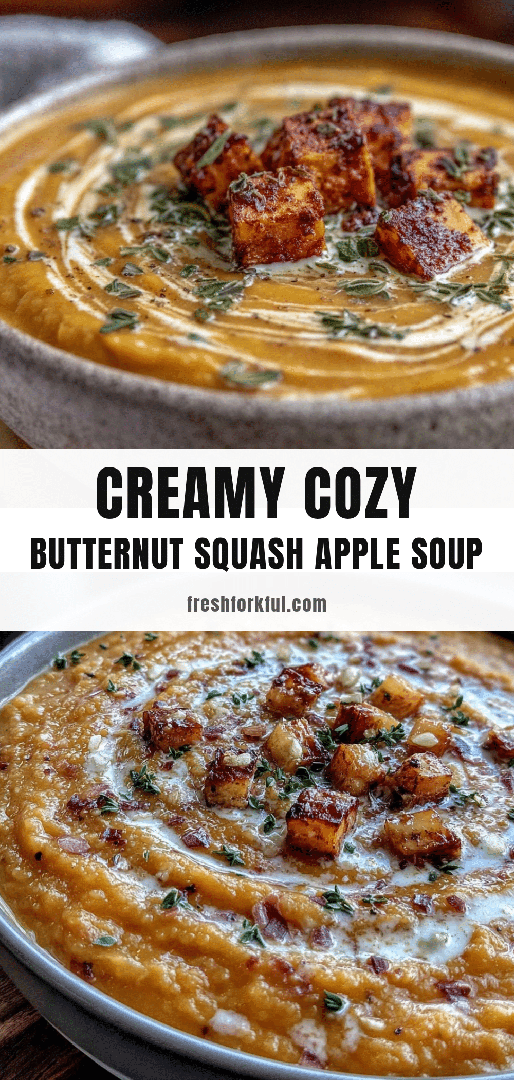 one-pot butternut squash and apple soup recipe
