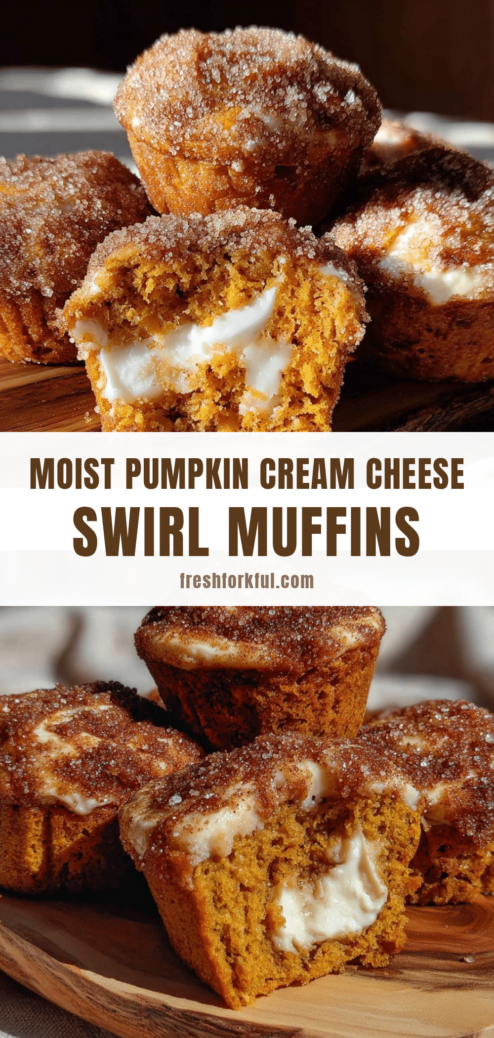 pumpkin cream cheese swirl muffins recipe