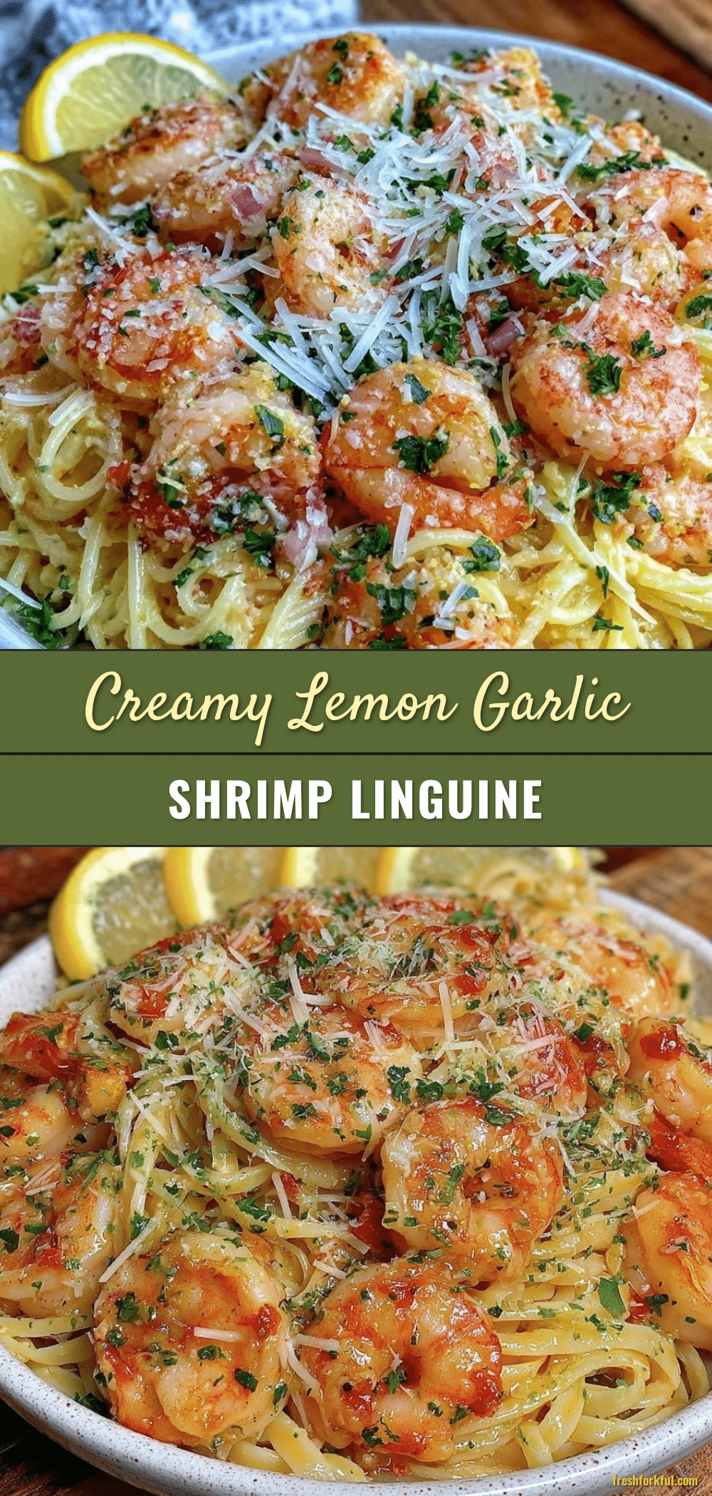 quick creamy lemon garlic shrimp linguine recipe