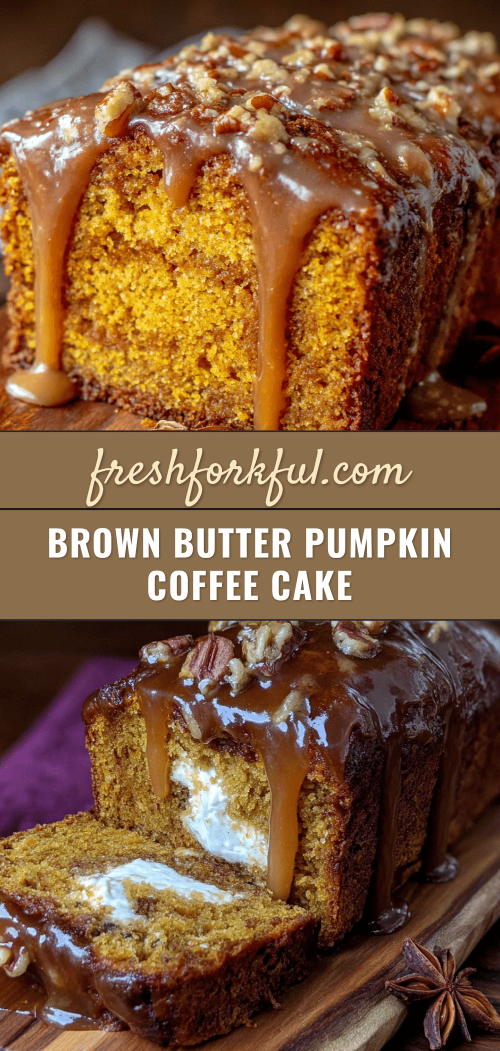 brown butter pumpkin coffee cake recipe