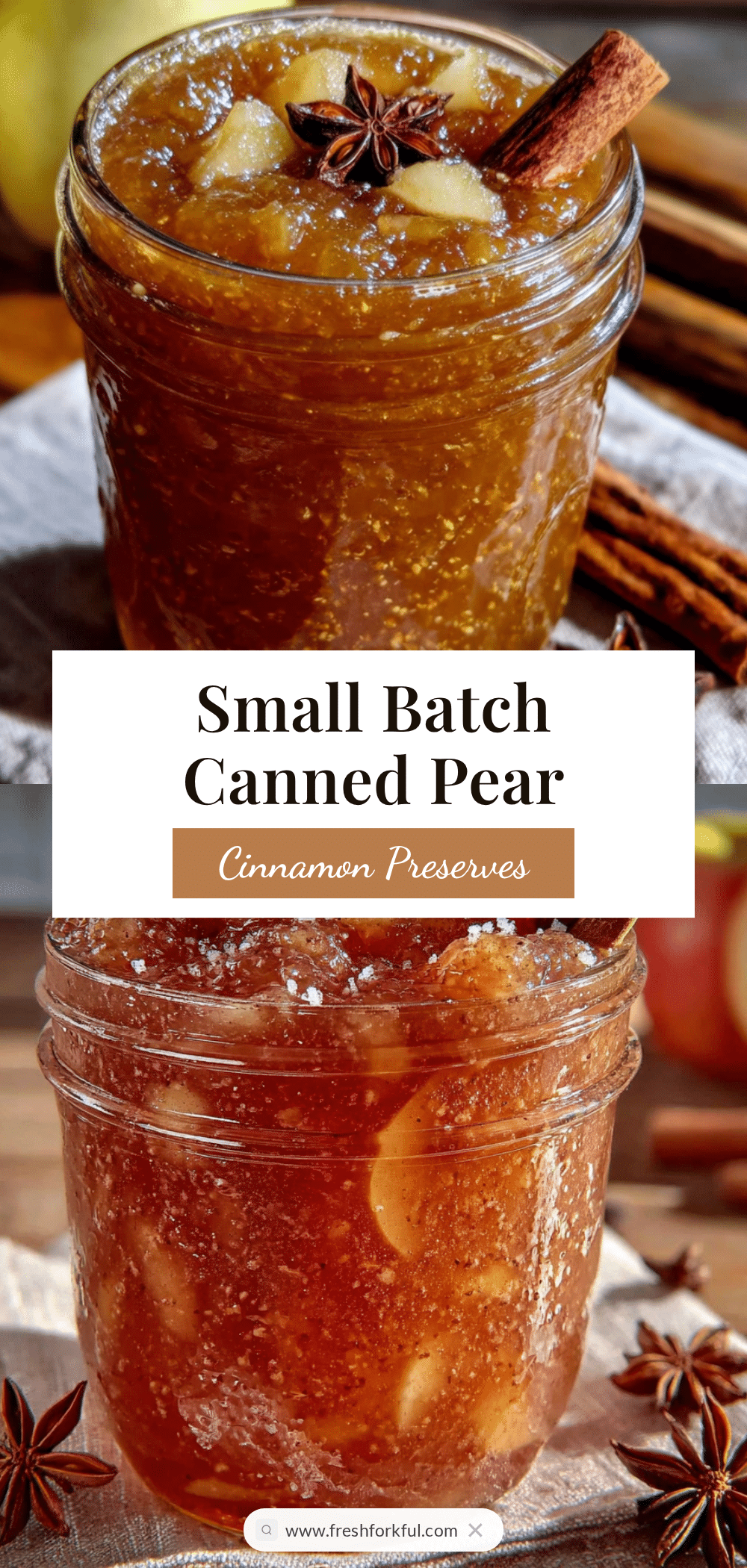 cinnamon pear preserves recipe