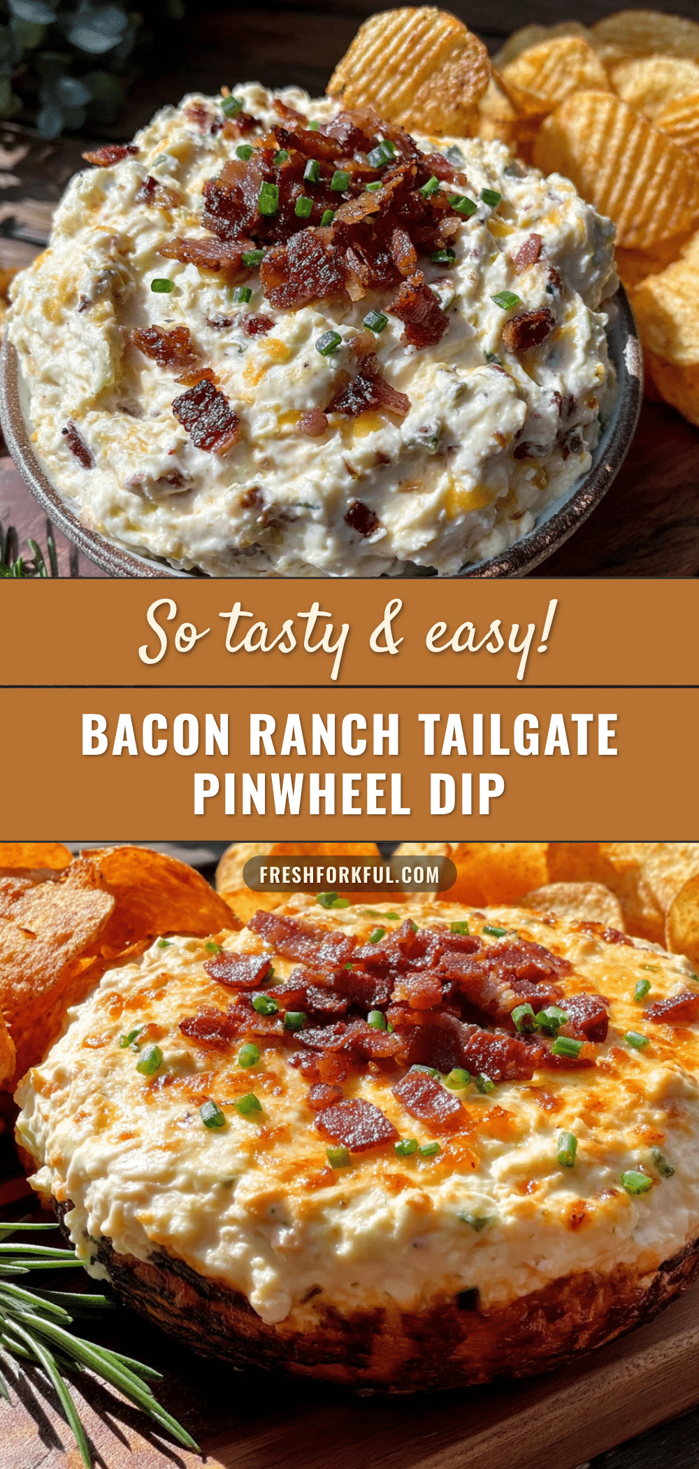creamy bacon ranch pinwheel dip recipe