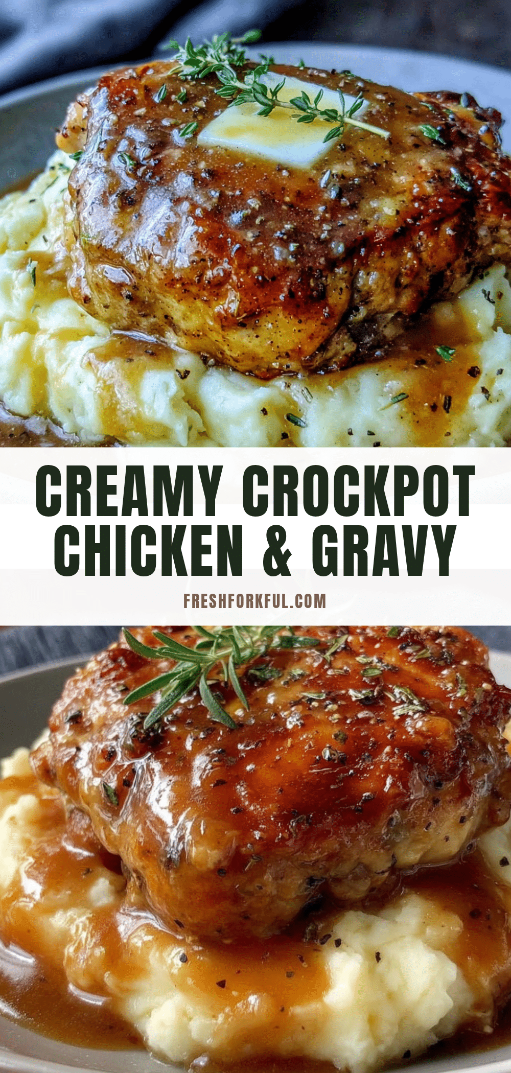 crockpot chicken and gravy recipe