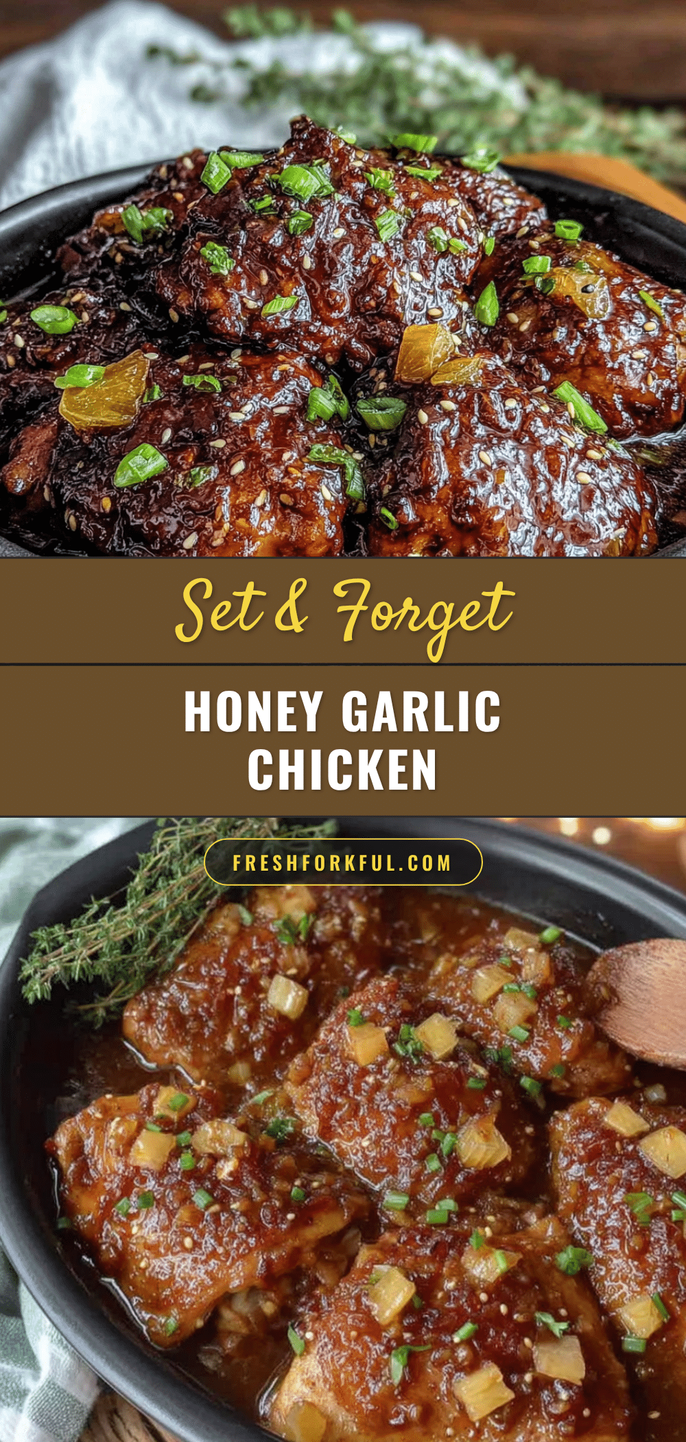 crockpot honey garlic chicken recipe
